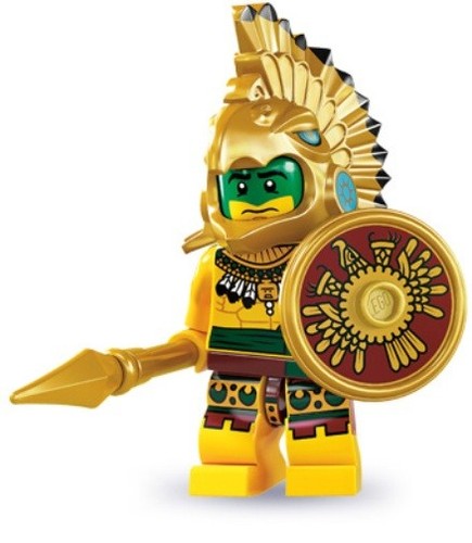 Lego aztec warrior minifigure - aztec,